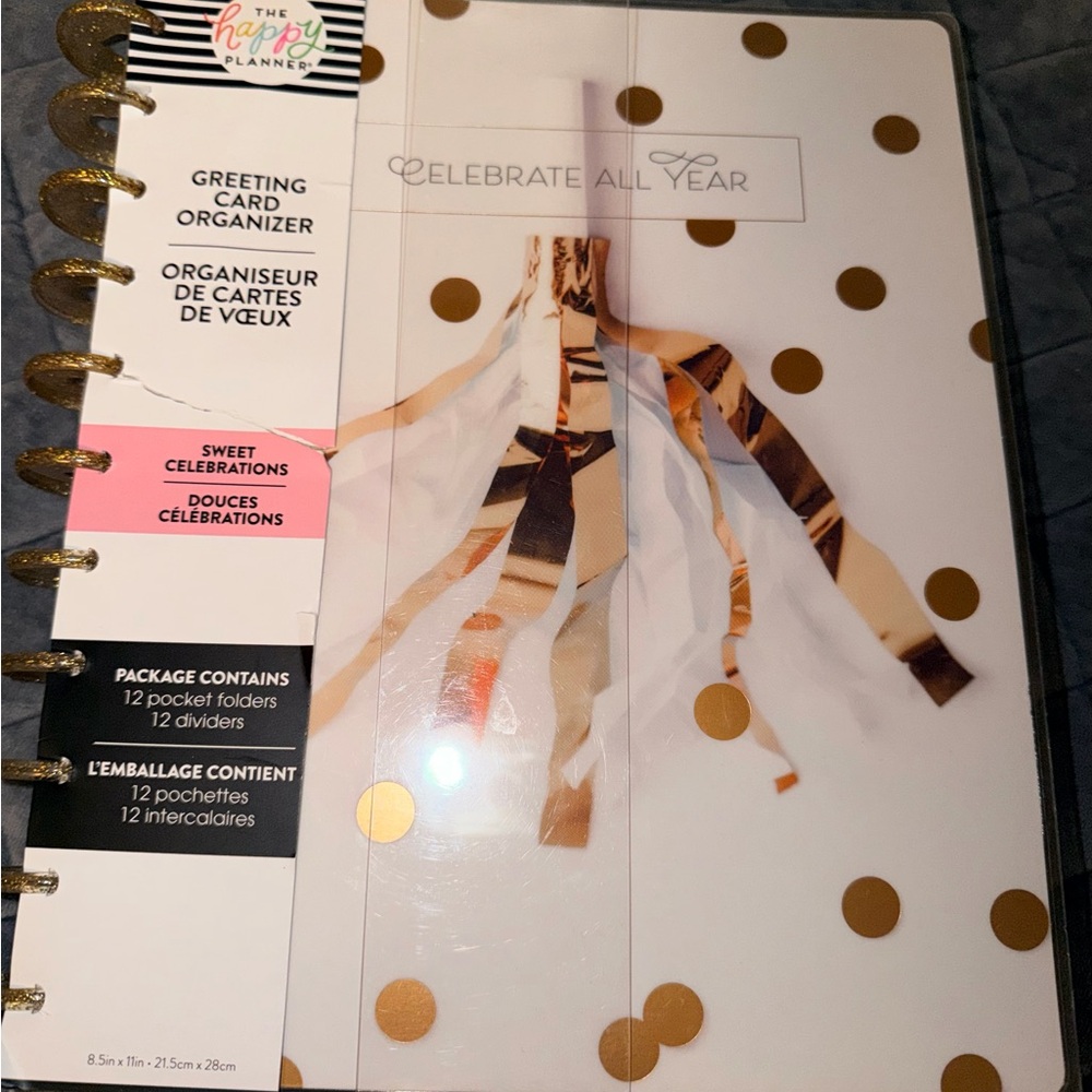 The Happy Planner Celebrate All Year Greeting Card Organizer